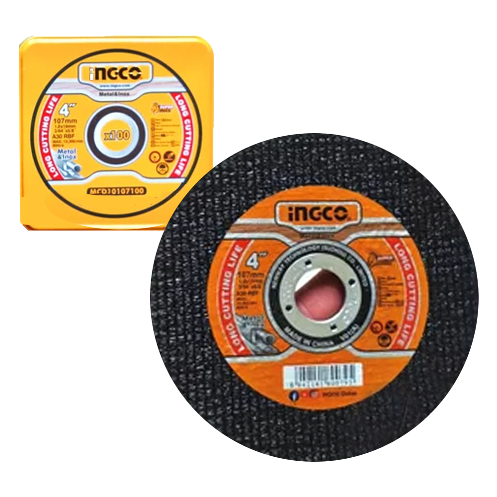 Ingco MCD10107100 Abrasive Cut Off Wheel / Cutting Disc Set | Ingco by KHM Megatools Corp. Ingco MCD10107100 Abrasive Cut Off Wheel / Cutting Disc Set | Ingco by KHM Megatools Corp.